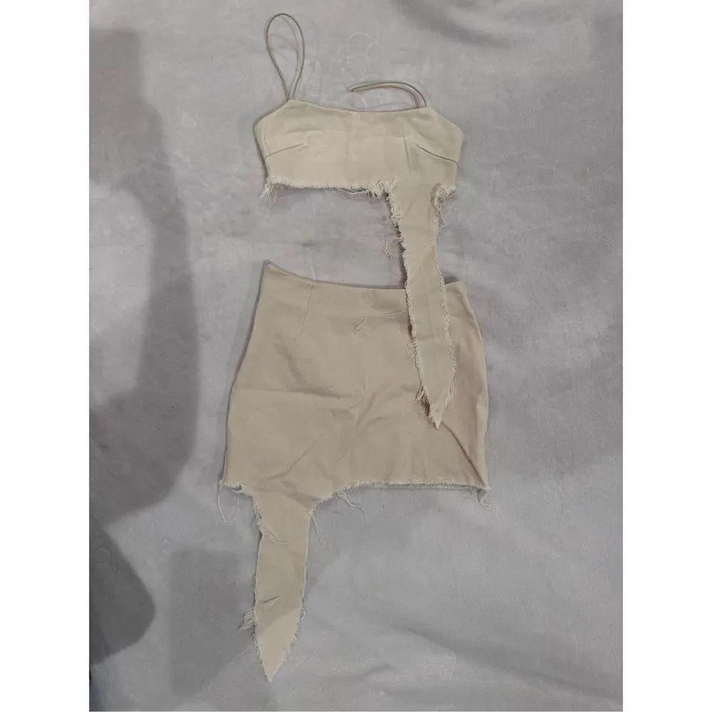 Two piece bra and leggings tie dye set size XS